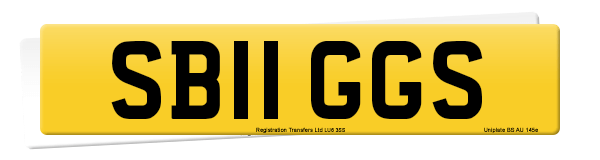 Registration number SB11 GGS